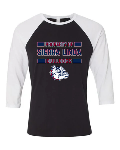 Sierra Linda Bulldogs Property Of Men's Baseball T-Shirt