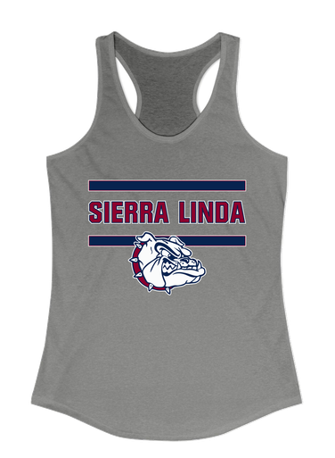 Sierra Linda Bulldogs Mascot #4 Women's Tank Top