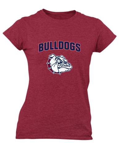 Sierra Linda Bulldogs Mascot #6 Women's Premium SS T-Shirt