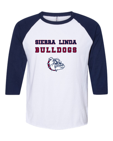 Sierra Linda Bulldogs Spirit Women's Baseball T-Shirt