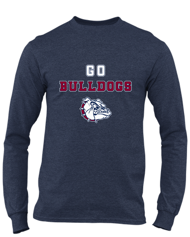 Sierra Linda Bulldogs Go Team Men's LS T-Shirt
