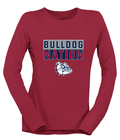 Sierra Linda Bulldogs Nation #1 Women's Premium LS T-Shirt