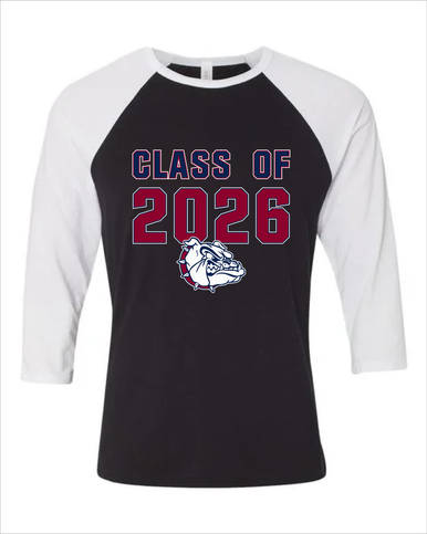 Sierra Linda Bulldogs Class of 2026 Men's Baseball T-Shirt