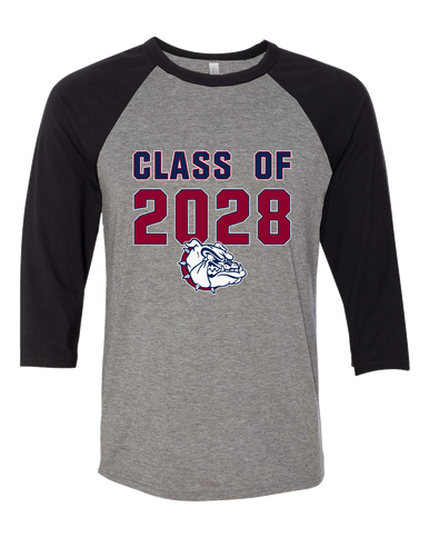 Sierra Linda Bulldogs Class of 2028 Men's Baseball T-Shirt