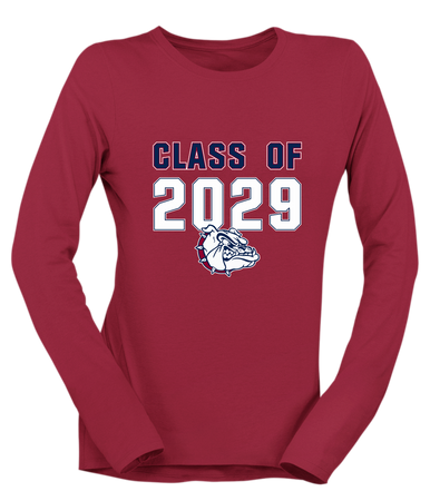 Sierra Linda Bulldogs Class of 2029 Women's Premium LS T-Shirt