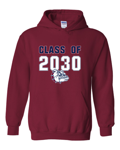 Sierra Linda Bulldogs Class of 2030 Men's Hoodie