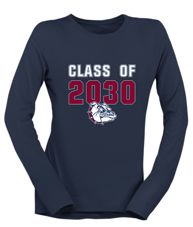 Sierra Linda Bulldogs Class of 2030 Women's LS T-Shirt