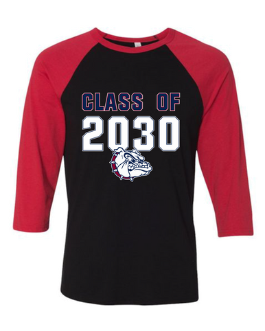 Sierra Linda Bulldogs Class of 2030 Men's Baseball T-Shirt
