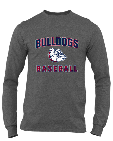 Sierra Linda Bulldogs Baseball #1 Men's Premium LS T-Shirt
