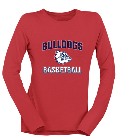 Sierra Linda Bulldogs Basketball #1 Women's LS T-Shirt