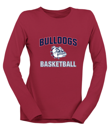 Sierra Linda Bulldogs Basketball #1 Women's Premium LS T-Shirt