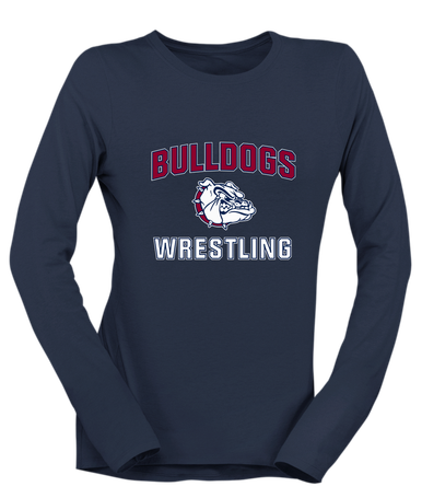 Sierra Linda Bulldogs Wrestling Women's Premium LS T-Shirt