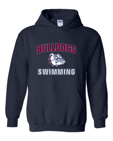 Sierra Linda Bulldogs Swimming Men's Hoodie