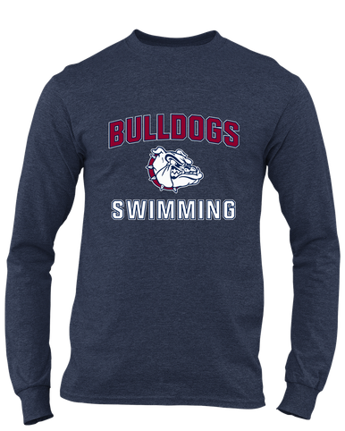 Sierra Linda Bulldogs Swimming Men's LS T-Shirt