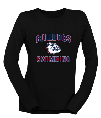 Sierra Linda Bulldogs Swimming Women's Premium LS T-Shirt