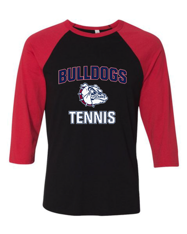Sierra Linda Bulldogs Tennis Men's Baseball T-Shirt