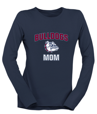 Sierra Linda Bulldogs Mom Women's LS T-Shirt