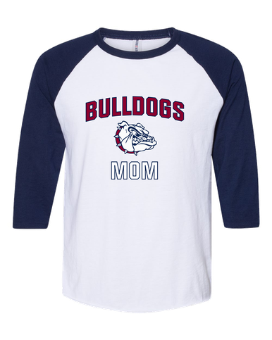 Sierra Linda Bulldogs Mom Women's Baseball T-Shirt