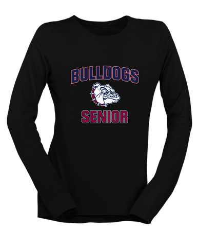 Sierra Linda Bulldogs Senior #1 Women's LS T-Shirt