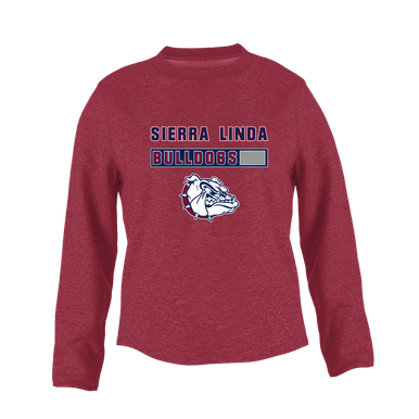 Sierra Linda Bulldogs Mascot #7 Women's Sweatshirt