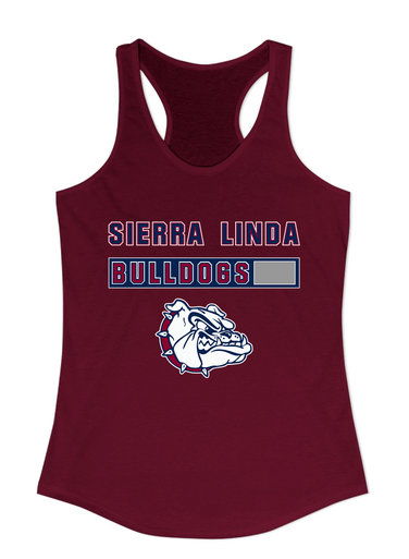 Sierra Linda Bulldogs Mascot #7 Women's Tank Top