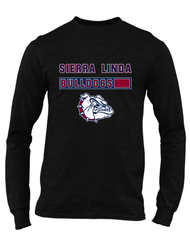 Sierra Linda Bulldogs Mascot #7 Men's Premium LS T-Shirt