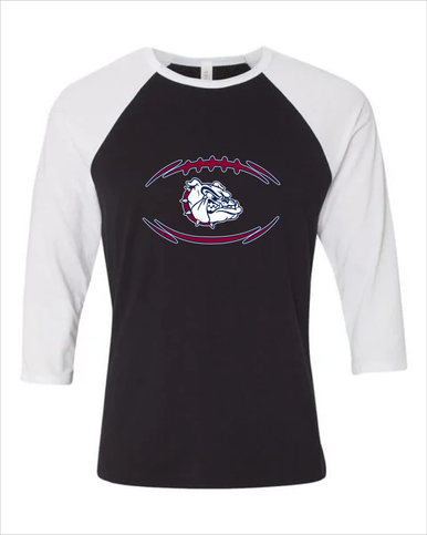 Sierra Linda Bulldogs Football #3 Women's Baseball T-Shirt