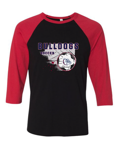 Sierra Linda Bulldogs Soccer #2 Men's Baseball T-Shirt