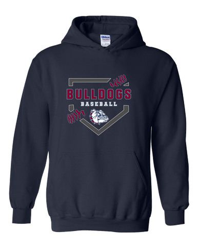 Sierra Linda Bulldogs Baseball #2 Men's Hoodie