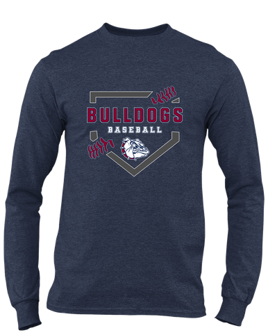 Sierra Linda Bulldogs Baseball #2 Men's Premium LS T-Shirt