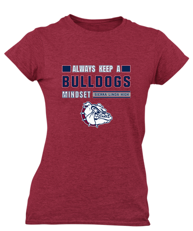 Sierra Linda Bulldogs Mindset Women's Premium SS T-Shirt