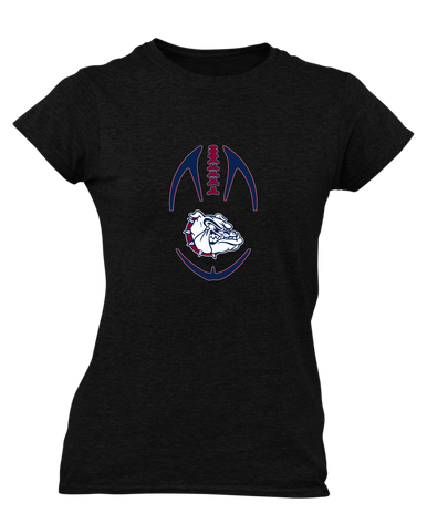 Sierra Linda Bulldogs Football #4 Women's Premium SS T-Shirt