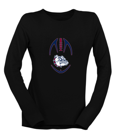 Sierra Linda Bulldogs Football #4 Women's Premium LS T-Shirt