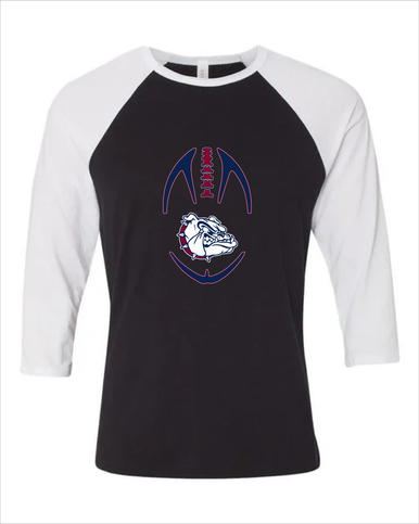 Sierra Linda Bulldogs Football #4 Women's Baseball T-Shirt