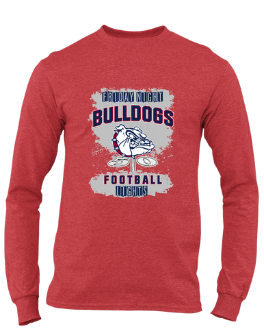 Sierra Linda Bulldogs Football #6 Men's LS T-Shirt