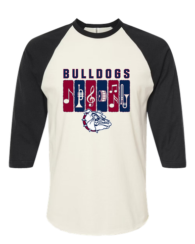 Sierra Linda Bulldogs Band # 2 Men's Baseball T-Shirt