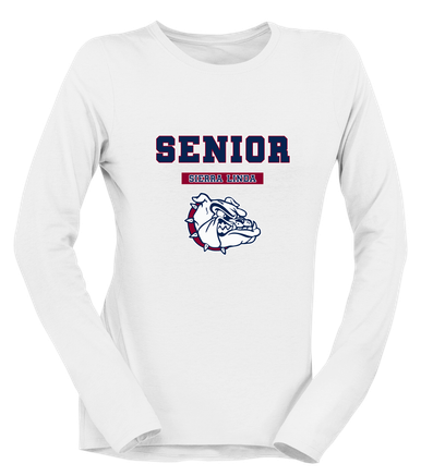 Sierra Linda Bulldogs Senior #2 Women's LS T-Shirt