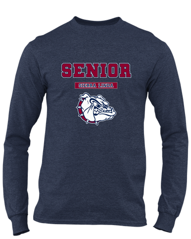 Sierra Linda Bulldogs Senior #2 Men's LS T-Shirt