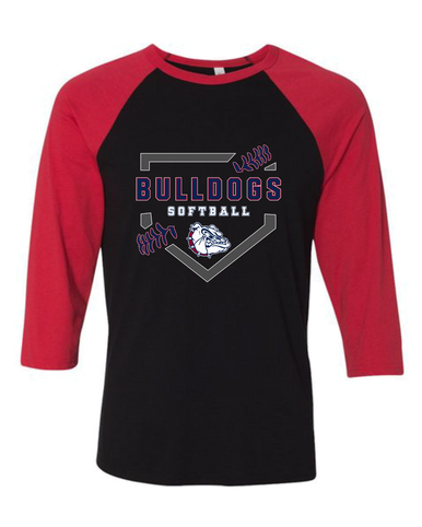 Sierra Linda Bulldogs Softball #2 Women's Baseball T-Shirt