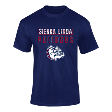Sierra Linda Bulldogs Mascot #9 Men's SS T-Shirt