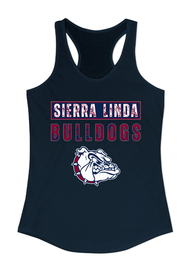 Sierra Linda Bulldogs Mascot #9 Women's Tank Top