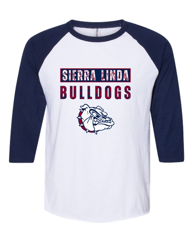 Sierra Linda Bulldogs Mascot #9 Women's Baseball T-Shirt