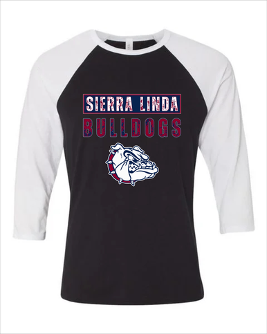 Sierra Linda Bulldogs Mascot #9 Men's Baseball T-Shirt