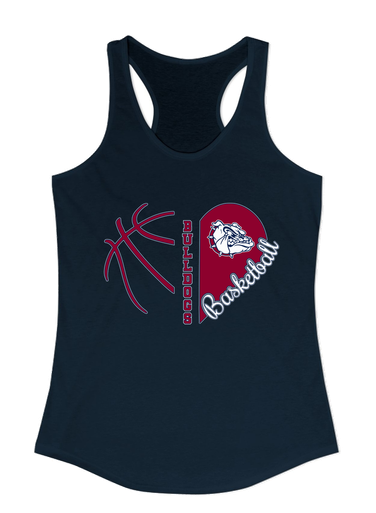 Sierra Linda Bulldogs Heart Basketball Women's Tank Top