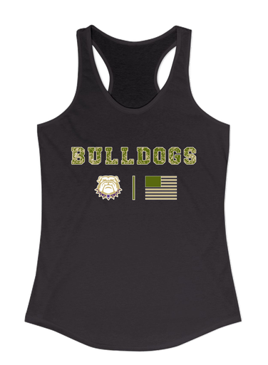 Marianna Bulldogs Camo Flag Women's Tank Top