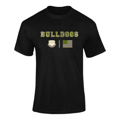 Marianna Bulldogs Camo Flag Men's Premium SS T-Shirt