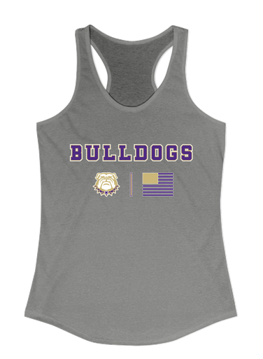 Marianna Bulldogs Team Colors Flag Women's Tank Top
