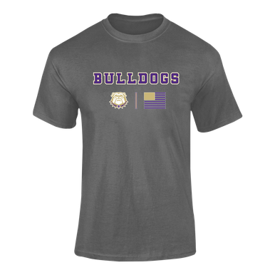 Marianna Bulldogs Team Colors Flag Men's SS T-Shirt