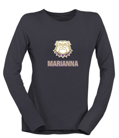 Marianna Bulldogs Mascot #2 Women's Premium LS T-Shirt