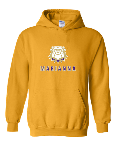 Marianna Bulldogs Mascot #2 Men's Hoodie